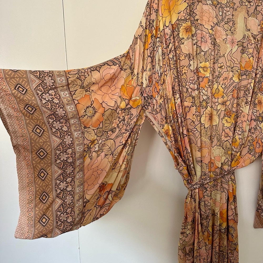 SPELL - Floral Bohemian Kimono Dress